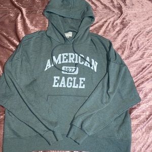 Olive Green American Eagle hoodie